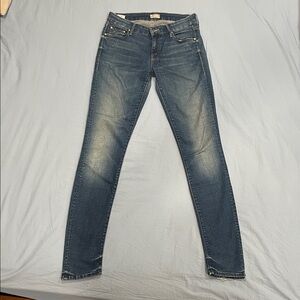 MOTHER Classic Blue Skinny Jeans
